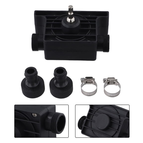 Self-Priming Drill Pump for Water Oil Transfer, Portable Miniature Double Interface Power Tool for Garden Car Wash RV