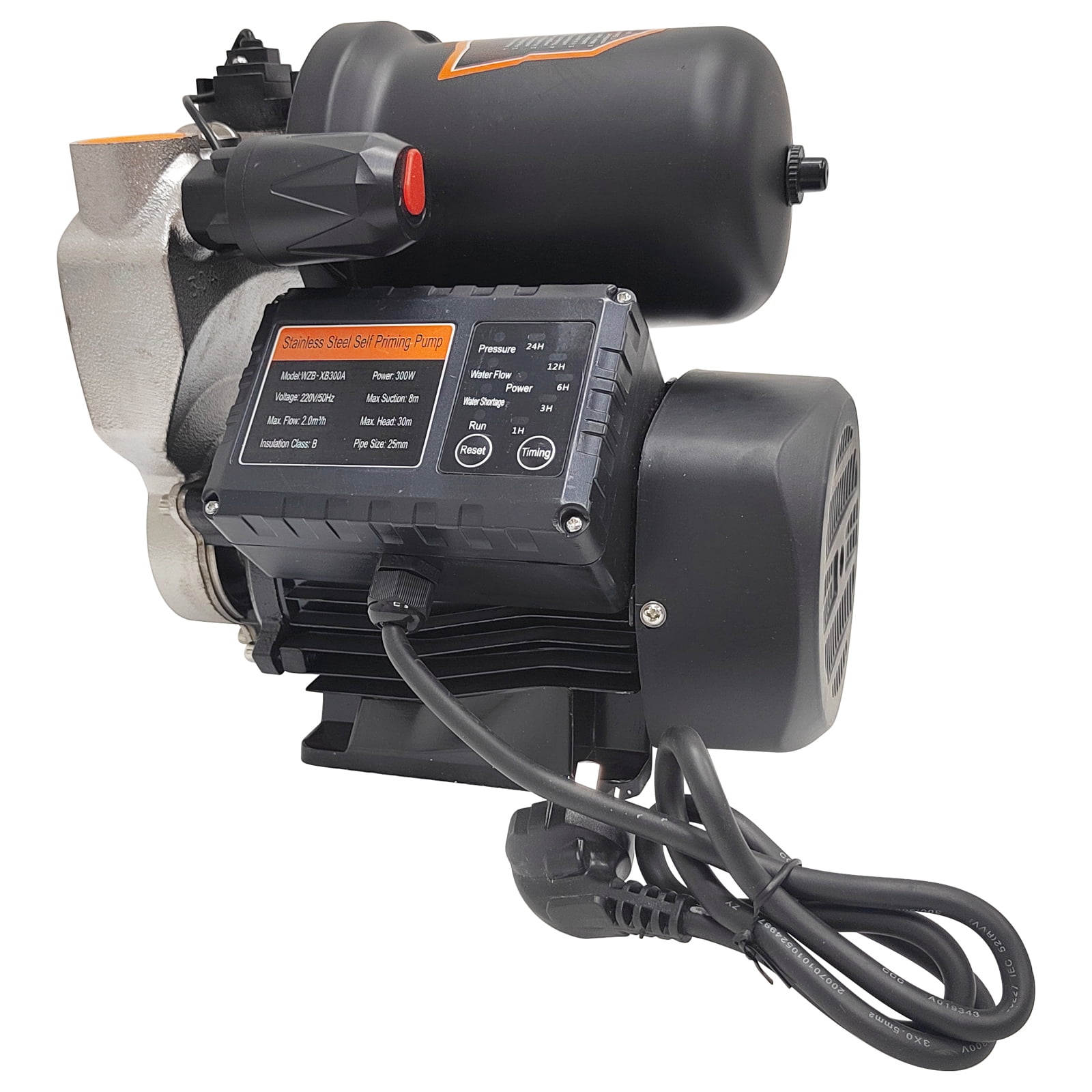 Self Priming Water Pressure Booster Pump Domestic Hot and Cold Water Self-priming Pump 30m Max. Head