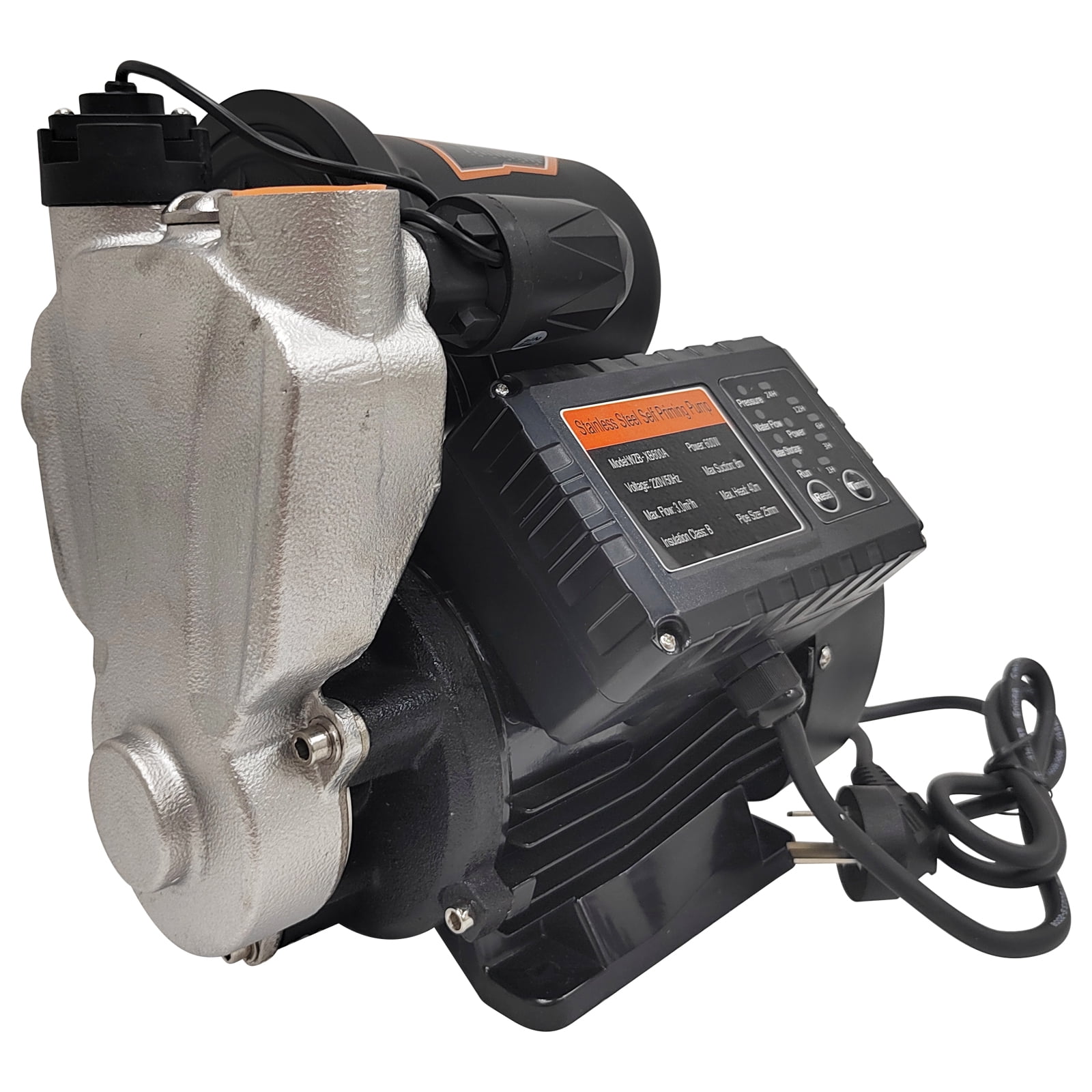 Self Priming Water Pressure Booster Pump Domestic Hot and Cold Water Self-priming Pump 40m Max. Head
