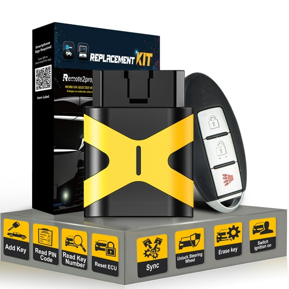 Self Programmable Car Key Fob Smart Remote Control Compatible with 2008-2013 Nissan Rogue with FCC: CWTWBU729