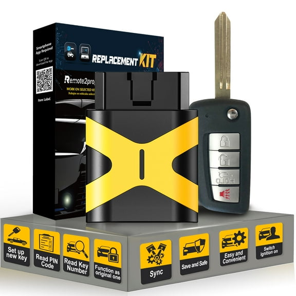 Self Programmable Remote Car Key Fob Replacement for 2003 2004 2005 2006 Infiniti G35/NISSAN 350Z 315MHZ with FCC: KBRSTU15