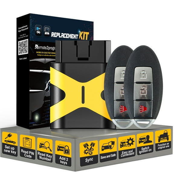 Self Programmable Remote Car Key Fob for No Working Remote Replacement for 2003 2004 2005 2006 Infiniti G35/NISSAN 350Z 315MHZ with FCC: CWTWBU729