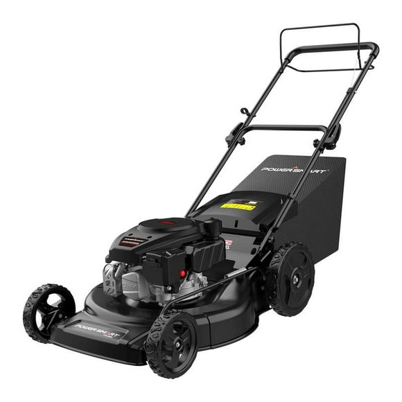 Self Propelled Gas Lawn Mower for Lawn Business, 22 in. 170cc OHV Engine, 3-in-1 Rear Wheel Drive, High Wheels, 6-Position Height Adjustment, Black