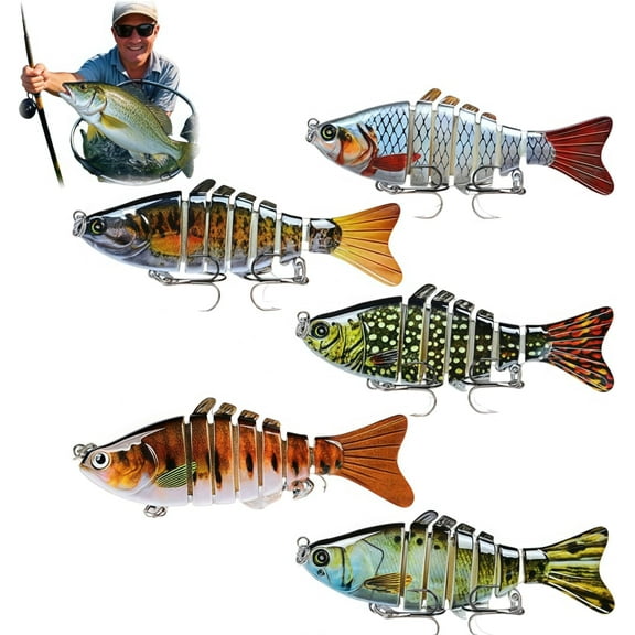Self-Propelled Robotic Lure - 3D Bionic Swimming Bait with AI Motion, Electronic Bass Lure for Lake Ocean Fishing