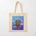 thumbnail image 1 of Self-Purrtrait No. Rb-023 Cotton Tote Bag Canvas Tote Bag, Family Gift For Mother, Her, 1 of 2