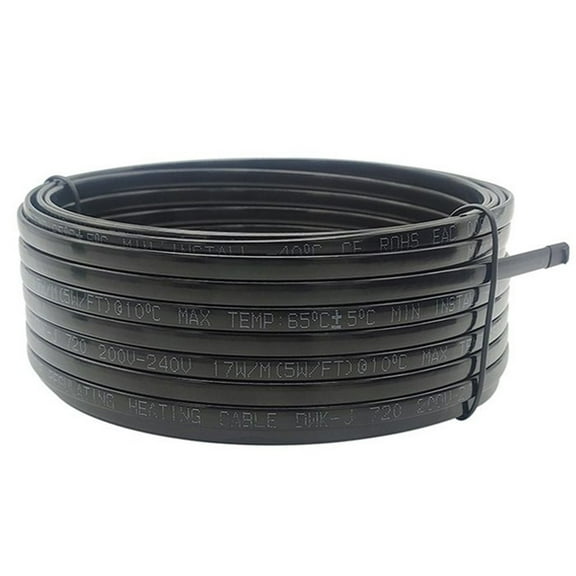 Self Regulating Heating Cable 220V 230V 240V Freeze Protection Water Pipe Heating Cable,5m