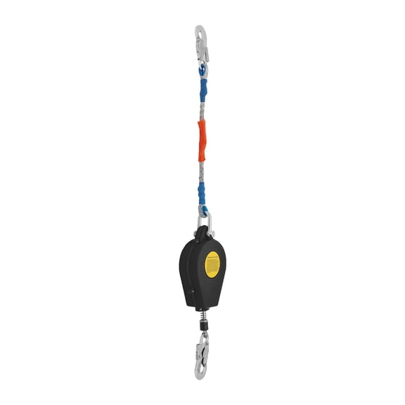 Self-Retractable Fall Arrest, Fall Arrest Protector, Fall Protection Gear for Aerial Workers, Roofers, Industrial Painters, Line Inspectors (Black)
