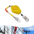 thumbnail image 1 of Self-Retracting Lifeline Lanyard Fall Arrester Protection+Hook Rope 330lbs 49ft, 1 of 19