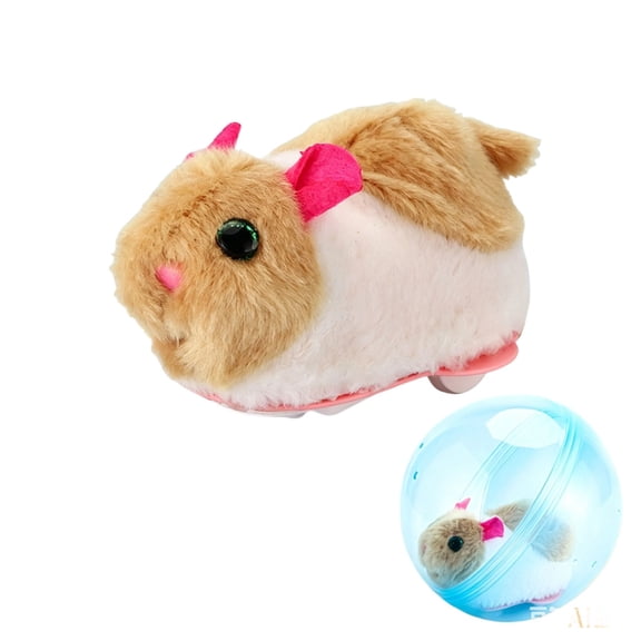 Self-Rolling Interactive Cat Ball, Realistic Animal Automatic Moving Rolling Cat Ball, 360° Rolling Spin Moving Cat Ball Fun Indoor Interactive Pet Ball for Cats Dogs