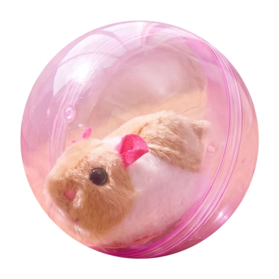 Self-Rolling Interactive Cat Ball-Realistic Animal Automatic Moving Toy, 360°Spin Obstacle Avoidance Chasing Ball, Fun Indoor Pet Toy for Cats, Dogs