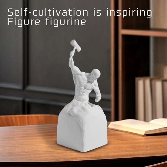 Self Sculpting Inspirational Character Ornaments, Home Furnishings Hotel Models Soft Decoration Artworks, High Quality Craftsmanship Exquisite Details Collectible Figurine