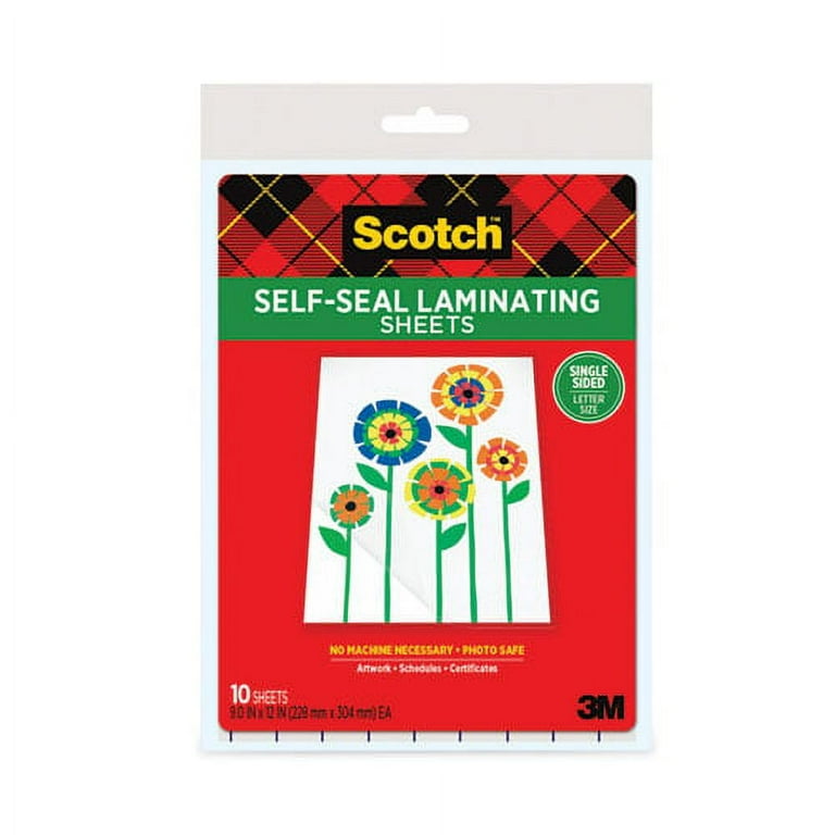 Self-Sealing Laminating Sheets, 6 mil, 9.06