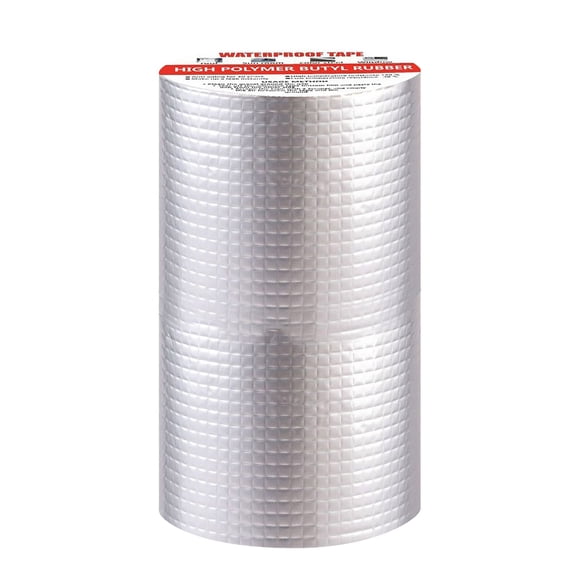 Self-Sealing Tape for Roof and | Butyl Rubber Aluminum Foil Sealant for Cracks Leaks Pipes, 5 cm×10 cm, Color B