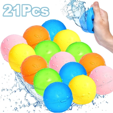 Self-Sealing Water Balloons, Rapid-Filling Self-Sealing Water Grenades(21 Pcs )