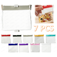 thumbnail image 1 of Self-Sealing Zipper Medicine Bags – Small Pill Organizer Pouch with Sliding Lock, EVA Travel Storage for Vitamins, Jewelry, Coins, Portable 7.4 x 7.4 cm, 1 of 8