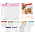 thumbnail image 1 of Self-Sealing Zipper Medicine Bags – Small Pill Organizer Pouch with Sliding Lock, EVA Travel Storage for Vitamins, Jewelry, Coins, Portable 7.4 x 7.4 cm, 1 of 8