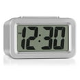 thumbnail image 1 of Self-Sensing Digital Alarm Clock - Silver, 1 of 8