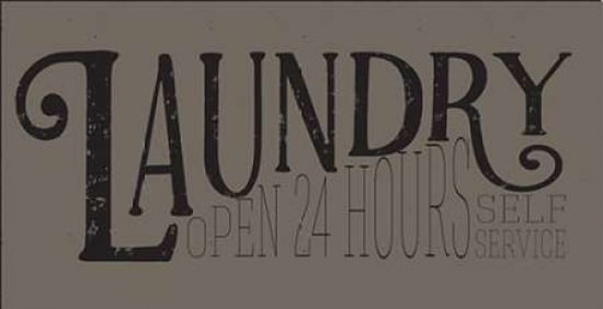 Self Service Laundry Canvas Art - Alli Rogosich (24X36)