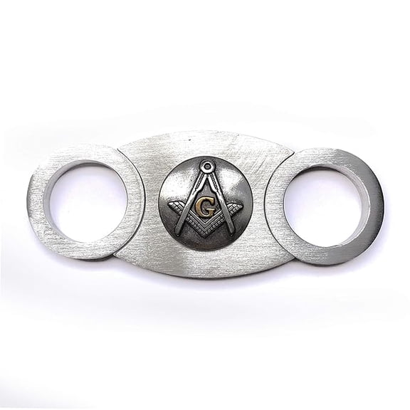 Self-Sharpening Double Guillotine Cigar Cutter (Mason Metallic)