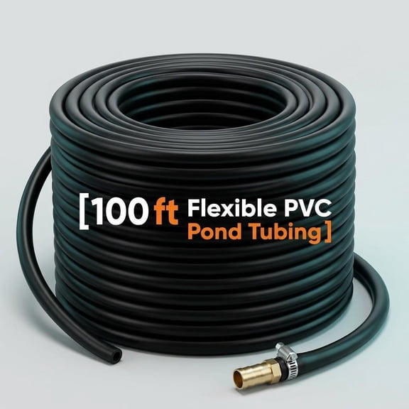 Self Sinking Aeration Hose, 328 Feet Pond Aerator Hose Kit . Steel Use for Aquaculture,Garden and Lake Aeration of Aeration and Water Re-circulatio.