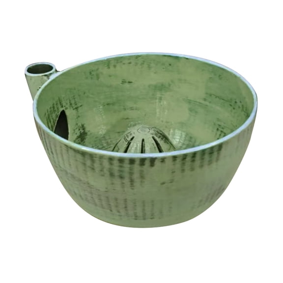 Self Spinning Berry Washing Bowl, 6.61X3.27 inch Fruit Washer Spinner with Drain Base, Deep Cleaning Swirling Berry Bowls, Multifunctional Berry Strainer Basket, Rapid Wash Kitchen Colander