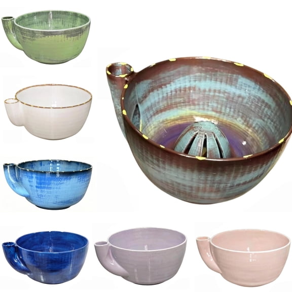 Self Spinning Berry Washing Bowl, Automatic Fruit Vegetable Washer with Drain, Vortex Rinser for Strawberries Blueberries, Quick Clean Kitchen Tool, Purple