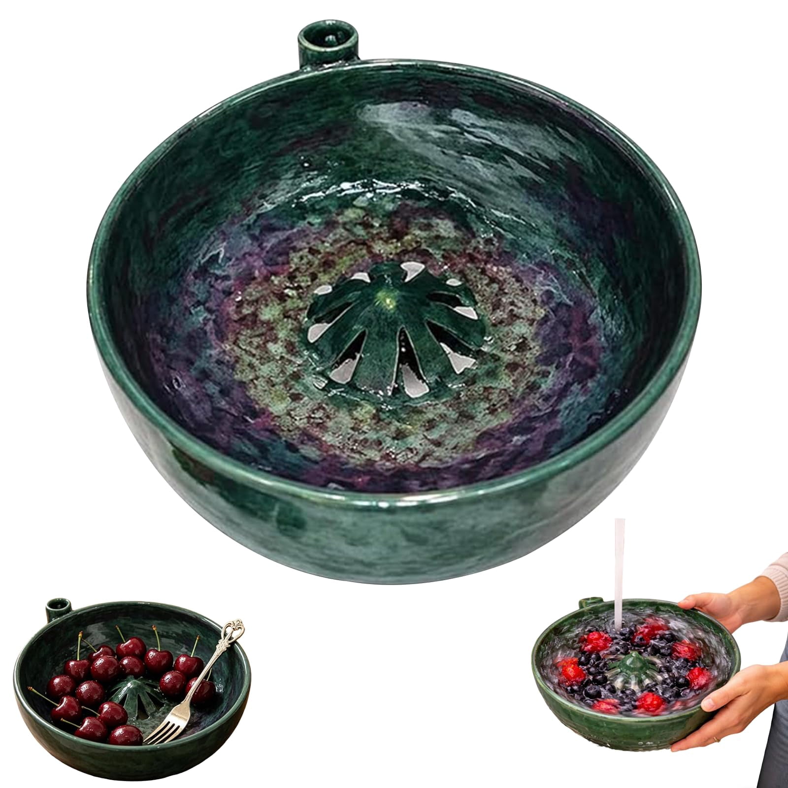 self-spinning-berry-washing-bowl-ceramic-fruit-washer-colander-with
