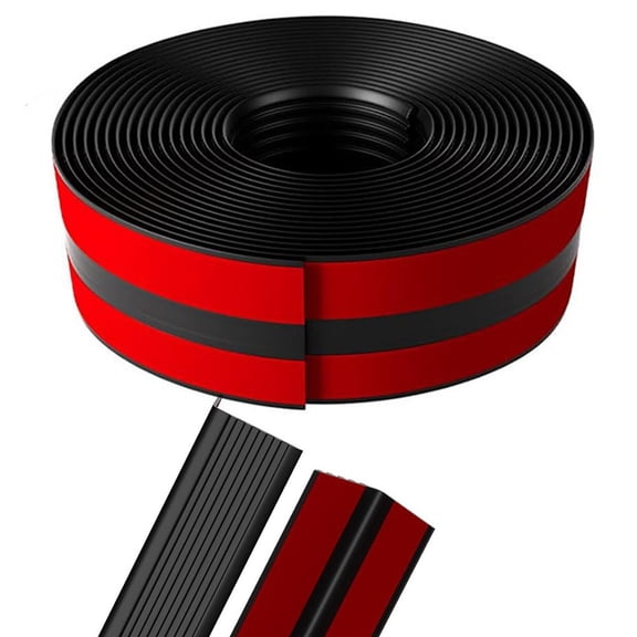 Self Stair Edge Anti Slip Strip with Triangular Serrated Grooves, Vinyl Rubber Material for Long Lasting Traction and Protection on Various Stair for Surfaces