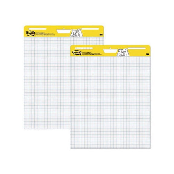 Self-Stick Easel Pads 25 x 30, White, 30 Sheets, 2/Carton