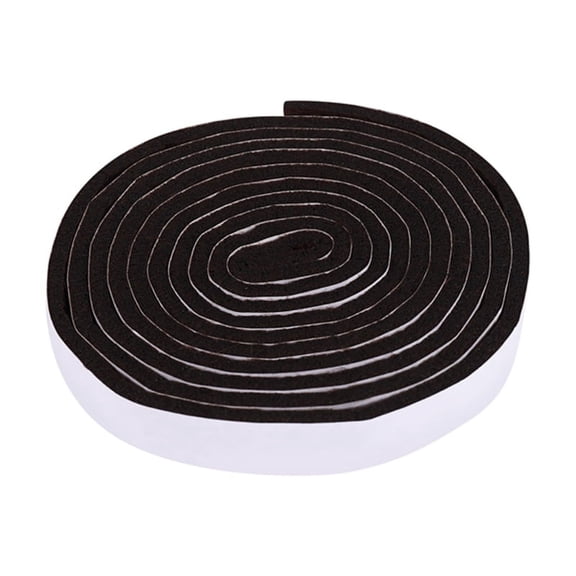 Self-Stick Heavy Duty Felt Strip Roll for Hard Surfaces (1/2 inch x 60 inch), Brown