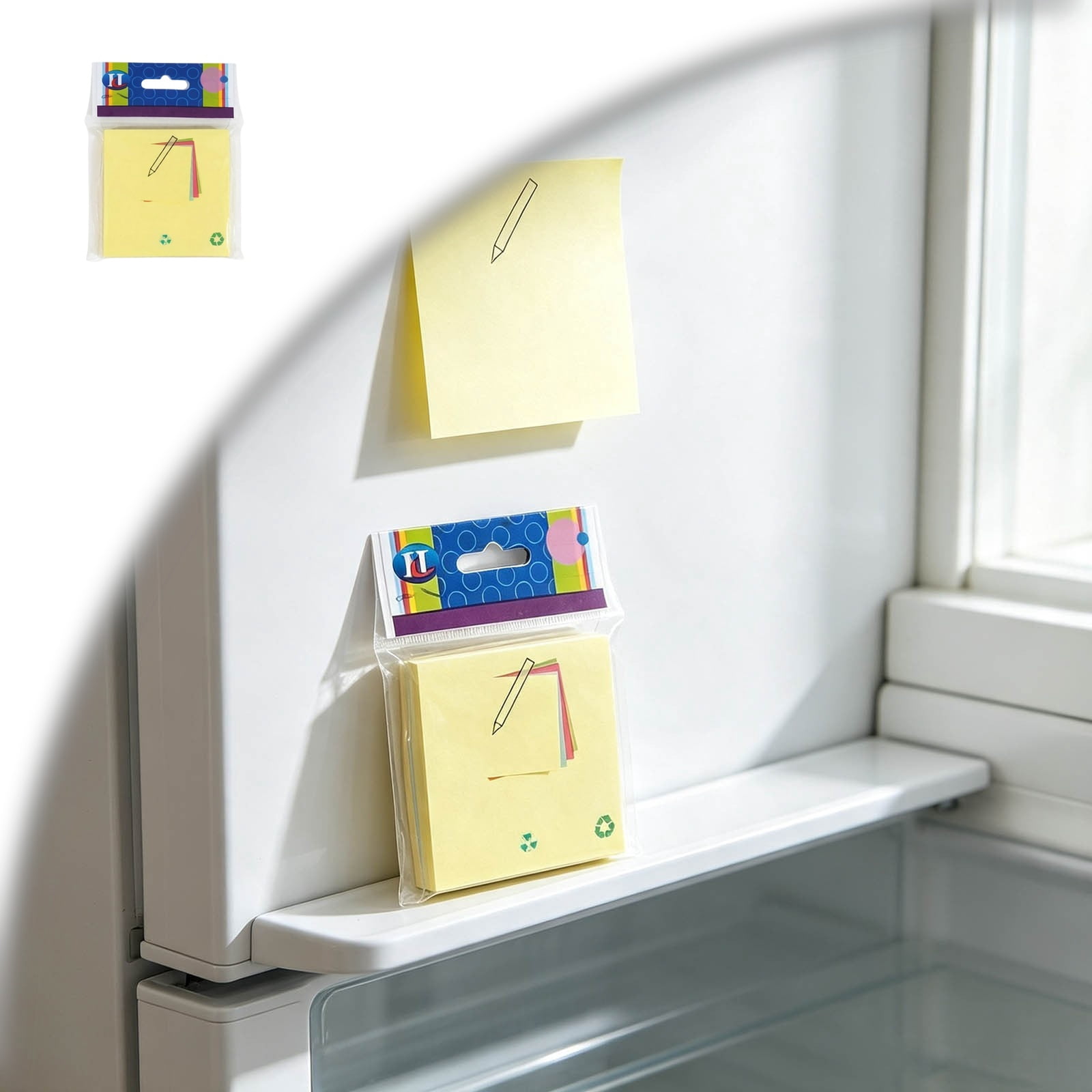 Stuck Note Pads Self-Stick Memo Pad, Sticky Notes 3x3 Inches, Note Pad for Home Office ...