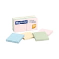 thumbnail image 1 of 2PK Highland Self-Stick Notes, 3" x 3", Assorted Pastel Colors, 100 Sheets/Pad, 12 Pads/Pack (6549A), 1 of 1