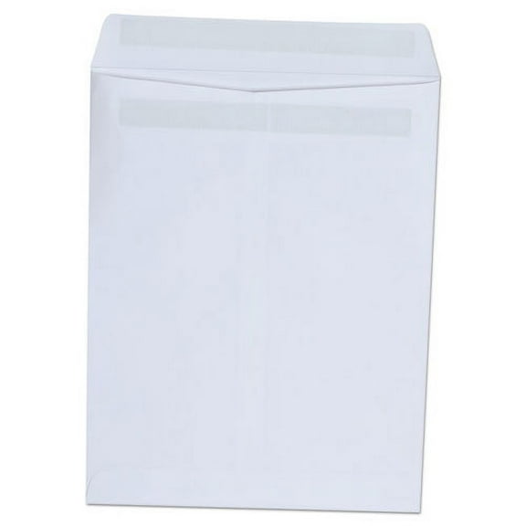 Self-Stick Open-End Catalog Envelope, #10 1/2, Square Flap, Self-Adhesive Closure, 9 X 12, White, 100/box | Bundle of 2 Boxes