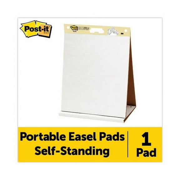 Self-Stick Original Tabletop Easel Pad, Unruled, 20 White 20 X 23 Sheets | Bundle of 10 Pads