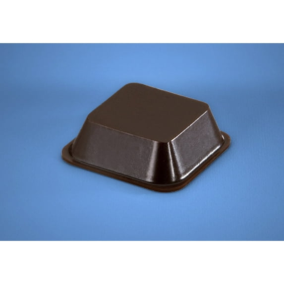 Self-Stick Square Rubber Bumper Pads .780" x .250" - 98 pack - BS29 Brown