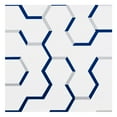 thumbnail image 1 of Self-Stick Vinyl Modern Geometric 12 x 12 inch 1.5mm Square Floor Tiles, 1 of 5