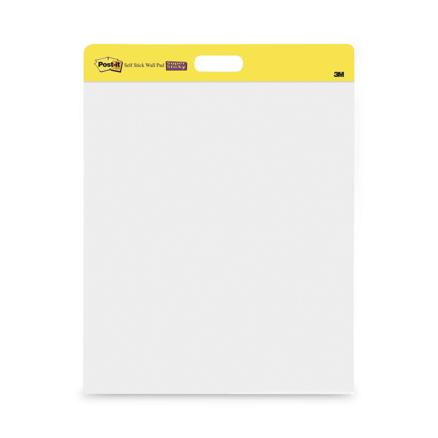 Self-Stick Wall Pad, Unruled, 20 x 23, White, 20 Sheets/Pad, 2 Pads/Pack, 2 Packs/Carton | Bundle of 2 Cartons