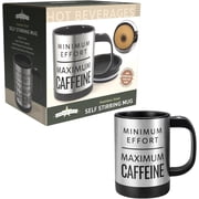 Self -Stirring Automatic Coffee Mug 11oz Capacity, Self Stirring Mug with Temperature Control & Push button operates, stainless steel coffee cup with 2  AAA  Batteries Not Included Heating Mug
