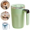 thumbnail image 1 of Self Stirring Coffee Cup with Lid, 14oz Electric Magnetic Stirring Coffee Mug with Temperature LCD, Rechargeable Electric Smart Coffee Mug for Milk Tea Office Home, 1 of 7