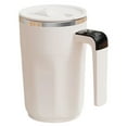 thumbnail image 1 of Self Stirring Coffee Mug 13.5 oz(400ML), Electric High Speed Automatic Magnetic Stirring Travel Coffee Mug, LCD Temperature Display, Automatic Stirring Cup for Coffee, Tea Shakes(White,3.4x2.7x5.5"), 1 of 9