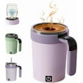 thumbnail image 1 of Self Stirring Coffee Mug, 2026 New Automatic Magnetic Stirring Coffee Mug with Temperature Display, Rechargeable Stirrer for Milk, and Other Beverages(Purple), 1 of 9