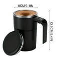 thumbnail image 1 of Self-Stirring Coffee Mug, Automatic Mixing Cup with LCD Temperature Display, Ideal for Coffee, Tea, Hot Chocolate, Protein Shakes, Perfect Gift for Coffee Lovers, 1 of 7