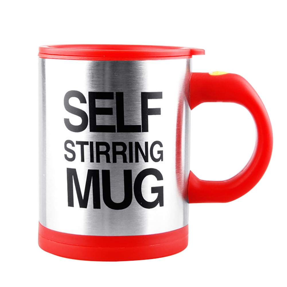  Self Stirring Coffee Mug Cup - Funny Electric Stainless Steel  Automatic Self Mixing & Spinning Home Office Travel Mixer Cup Best Cute  Christmas Birthday Gift Idea for Men Women Kids 8