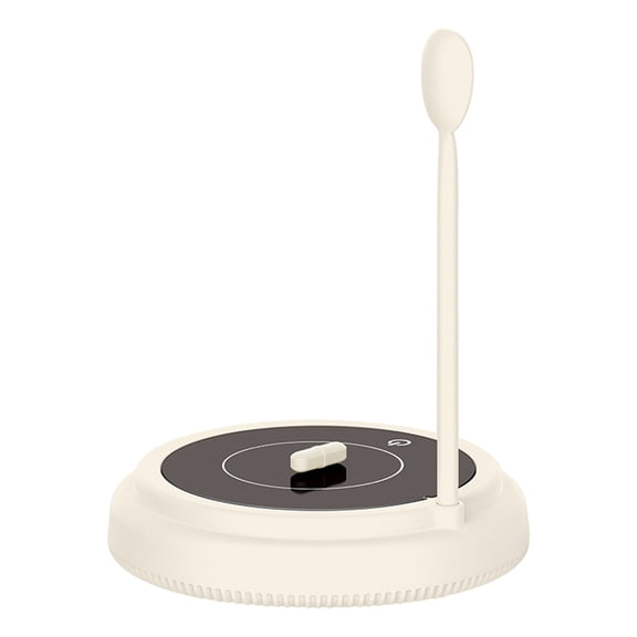 Self Stirring Coffee Mug Pad USB Rechargeable Magnetic Stirring Base with Spoon for Hot Chocolate and Beverages 12 cm x 12 cm