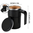 thumbnail image 1 of Self Stirring Coffee Mug, Self-Stirring Magnetic Coffee Mug with LCD Temp Display 380ml Stainless Steel Automatic Mixing Cup, 1 of 7