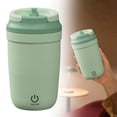 thumbnail image 1 of Self Stirring Mug, 380ml Auto Stirring Coffee Cup Rechargeable Stainless Steel Electric Mixing Cup for Milk Cocoa Office Kitchen Travel, 1 of 9