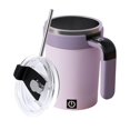 thumbnail image 1 of Self Stirring Mug,Automatic Magnetic Stirring Coffee Mug,Stirring Cup With Temperature Display,Auto Stirring Mugs With Lid,Straw And Handle,Mixing Cup For Coffee,Tea,Stirring Coffee Cup,(B,5.5 in), 1 of 8