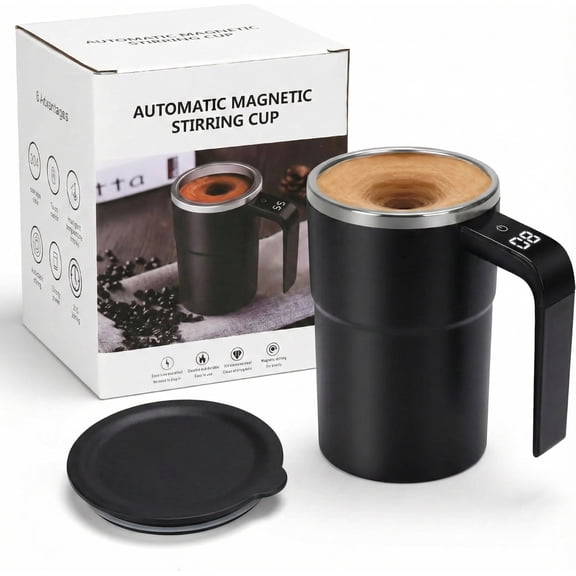 Self Stirring Mug,Self Stirring Coffee Mug,Suitable for Coffee, Milk, Cocoa and Other Beverages