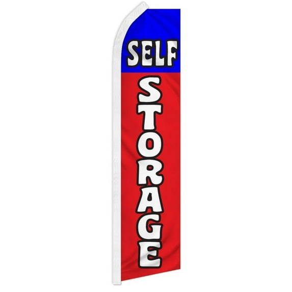 Self Storage (Red & Blue) Super Flag