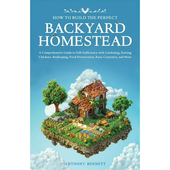 Self-Sufficient Living How to Build the Perfect Backyard Homestead: A Comprehensive Guide to Self-Sufficiency with Gardening, Raising Chickens,, Book 1, (Paperback)